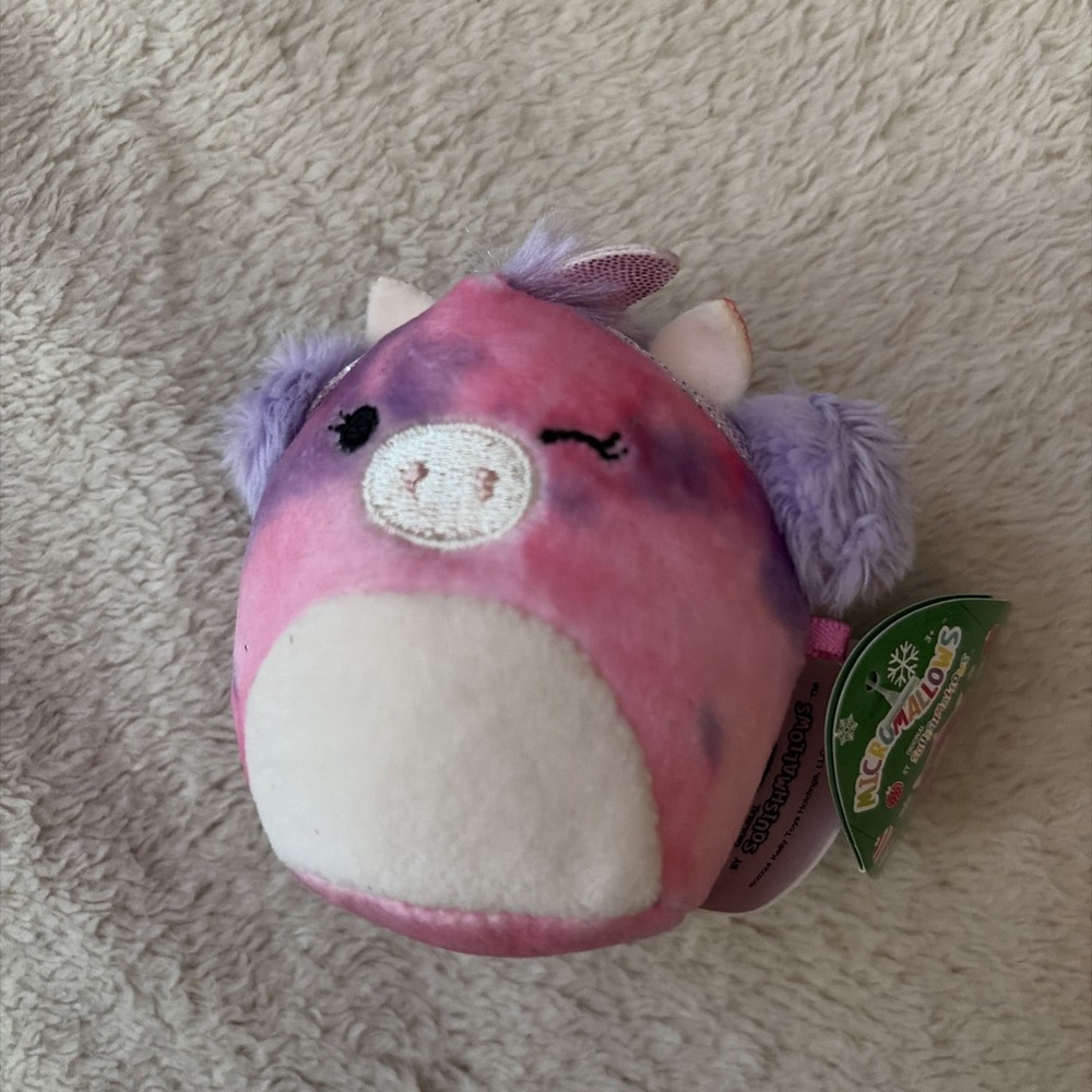 2.5" Squishmallows Micromallows - Lola Micromallow Holiday Advent